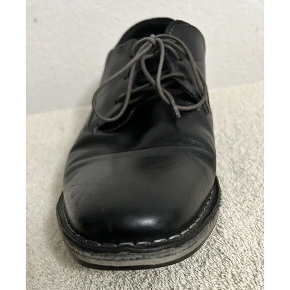 Steve Madden Men's Size 11 Harpoon Derby Oxford Black Shoes Lace-up - Picture 10 of 16